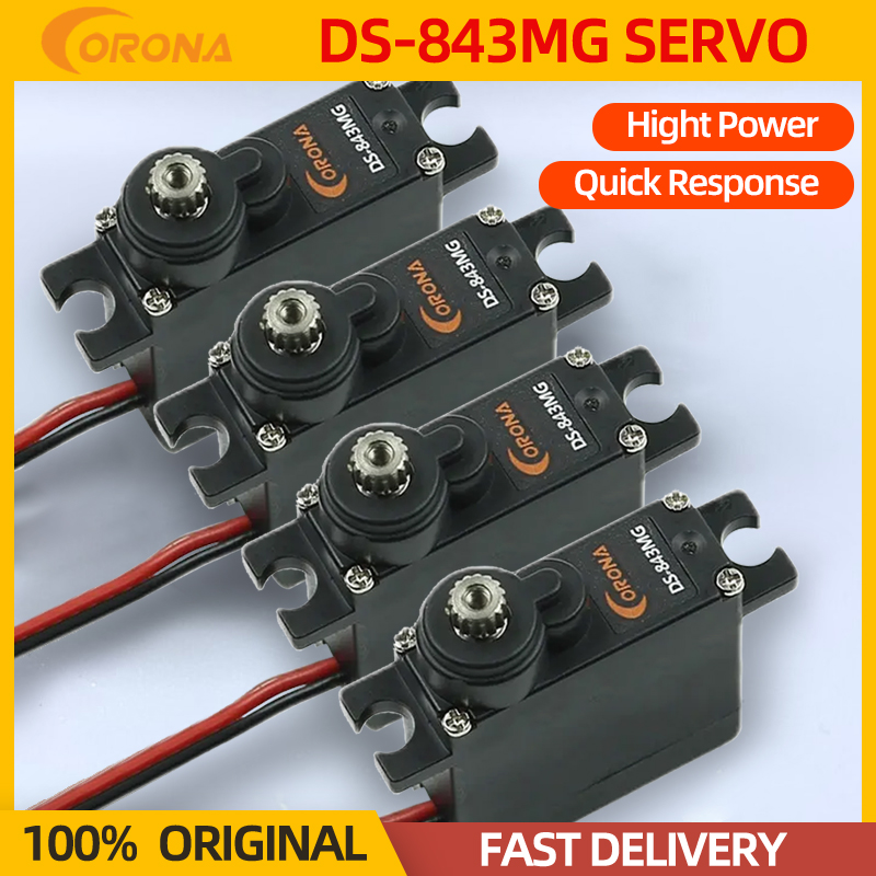Brushless Motor Thrust Test Stand - 4 Uds Corona DS843MG Servo Digital