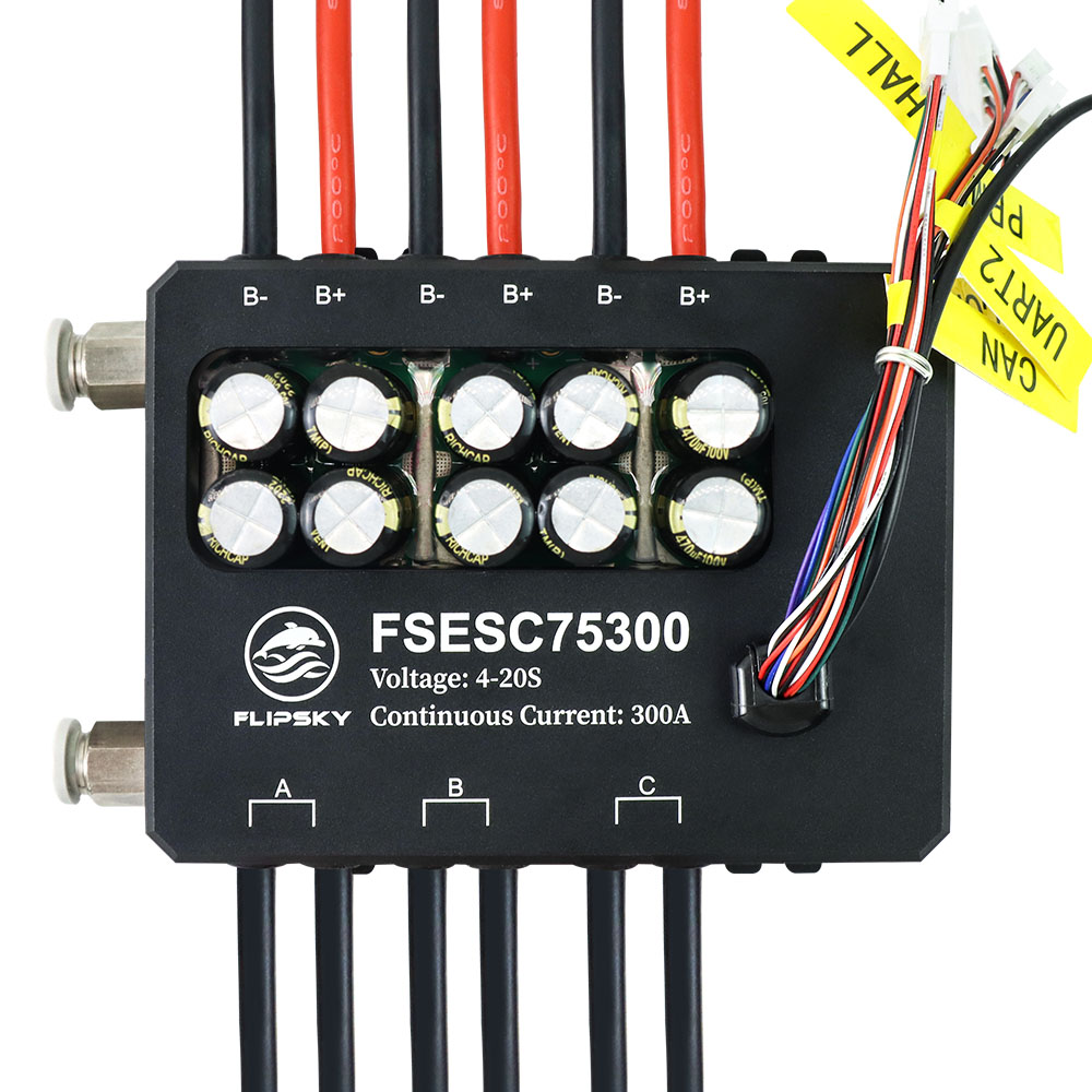 Vesc 75300 High Current Esc - Flipsky Fsesc 75300 84v Base Esc